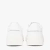 Court-sneakers i kornigt läder Court-sneakers i kornigt läder