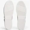 Court-sneakers i metallicläder Court-sneakers i metallicläder