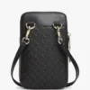 Crossbody-telefonfodral med monogram över hela ytan Crossbody-telefonfodral med monogram över hela ytan
