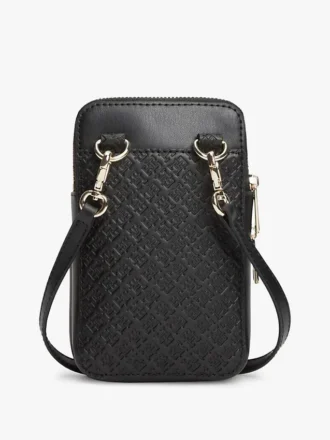 Crossbody-telefonfodral med monogram över hela ytan