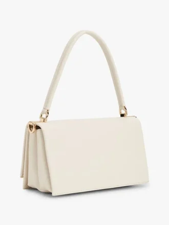 Crossbody-väska med monogram och lock