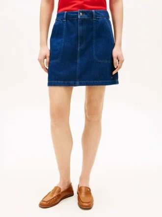 Denim-minikjol