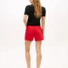 Denimshorts med guldknappar Denimshorts med guldknappar