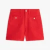 Denimshorts med guldknappar Denimshorts med guldknappar