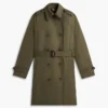 Dubbelknäppt trenchcoat med bälte Dubbelknäppt trenchcoat med bälte