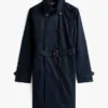 Dubbelknäppt trenchcoat med bälte