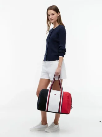 Dufflebag i färgblock