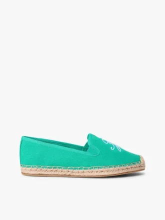 Espadriller i canvas med broderat monogram Espadriller i canvas med broderat monogram