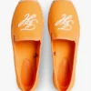 Espadriller i canvas med broderat monogram