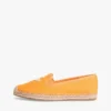 Espadriller i canvas med broderat monogram