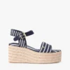Espadriller med plattformsklack i bretonska ränder Espadriller med plattformsklack i bretonska ränder