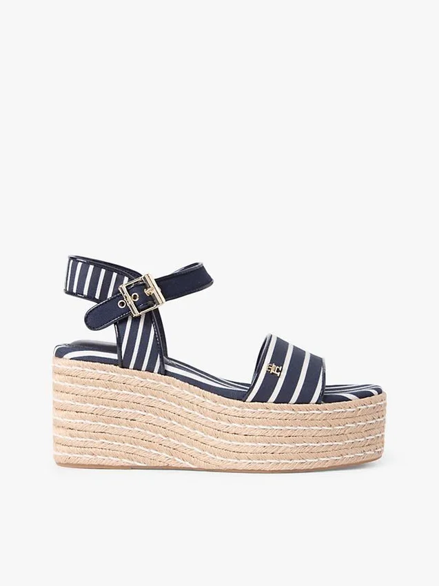 Espadriller med plattformsklack i bretonska ränder Espadriller med plattformsklack i bretonska ränder