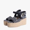 Espadriller med plattformsklack i bretonska ränder Espadriller med plattformsklack i bretonska ränder