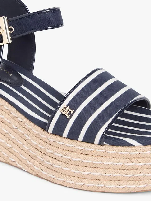 Espadriller med plattformsklack i bretonska ränder Espadriller med plattformsklack i bretonska ränder