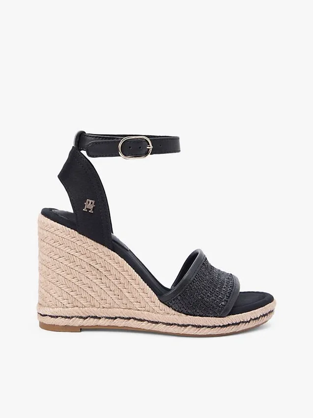 Espadriller med raffia-kilklack Espadriller med raffia-kilklack