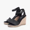 Espadriller med raffia-kilklack Espadriller med raffia-kilklack