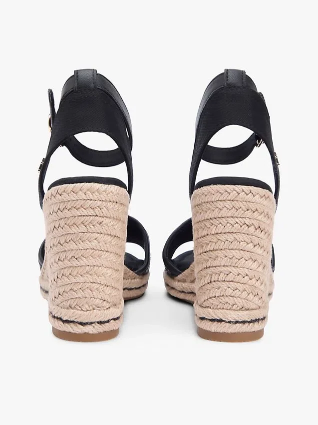 Espadriller med raffia-kilklack Espadriller med raffia-kilklack
