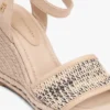 Espadriller med raffia-kilklack Espadriller med raffia-kilklack