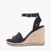 Espadriller med raffia-kilklack Espadriller med raffia-kilklack