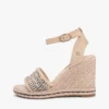 Espadriller med raffia-kilklack Espadriller med raffia-kilklack