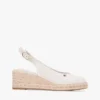 Espadriller med slingback och kilklack