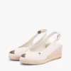 Espadriller med slingback och kilklack