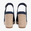 Espadriller med slingback och kilklack Espadriller med slingback och kilklack