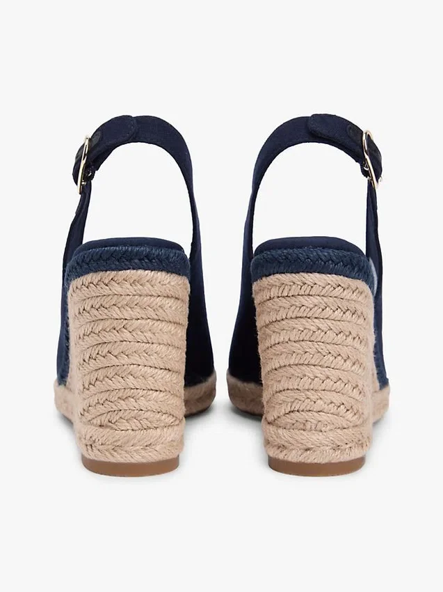 Espadriller med slingback och kilklack Espadriller med slingback och kilklack