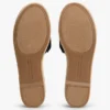 Espadrillesandal med broderat monogram