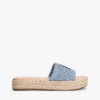 Espadrillesandaler med monogram