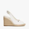 Espadrillesandaler med slingback och kilklack