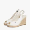 Espadrillesandaler med slingback och kilklack