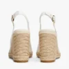 Espadrillesandaler med slingback och kilklack