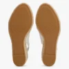 Espadrillesandaler med slingback och kilklack
