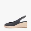 Espadrillesandaler med slingback och kilklack