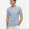 Extra Slim Stripe T-shirt i stretchbomull Extra Slim Stripe T-shirt i stretchbomull