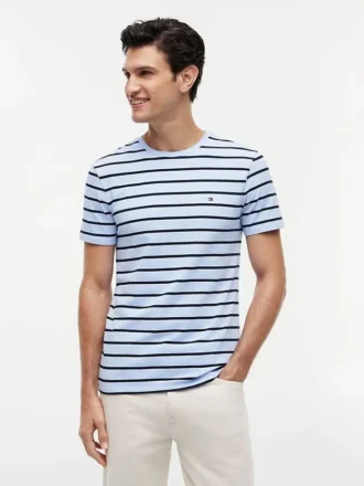 Extra Slim Stripe T-shirt i stretchbomull