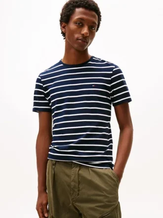 Extra Slim Stripe T-shirt i stretchbomull