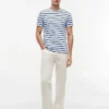 Extra Slim Stripe T-shirt i stretchbomull Extra Slim Stripe T-shirt i stretchbomull