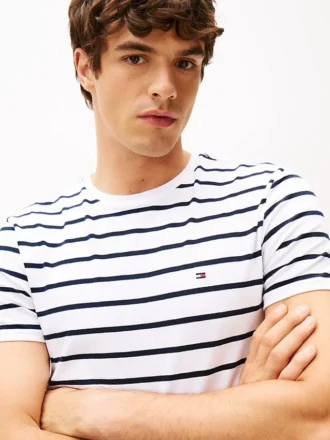Extra Slim Stripe T-shirt i stretchbomull