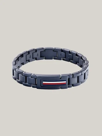 Flag Stripe armband i rostfritt stål