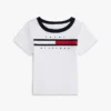Flag Stripe Logo Ringer T-shirt för Baby