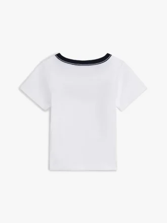 Flag Stripe Logo Ringer T-shirt för Baby