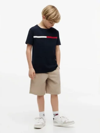 Flag Stripe Logo T-shirt för barn