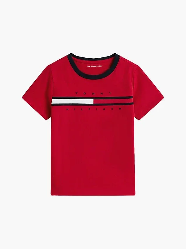 Flag Stripe Logo T-shirt för barn Flag Stripe Logo T-shirt för barn
