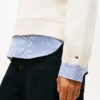 Fleece-tröja med lager-på-lager-look