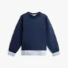 Fleece-tröja med lager-på-lager-look