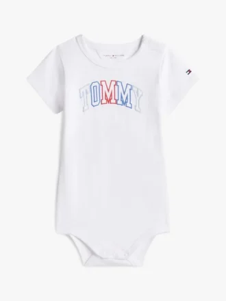 Flerfärgad body med Tommy-logotyp för Baby