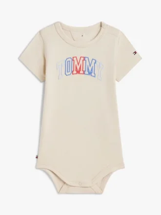 Flerfärgad body med Tommy-logotyp för Baby