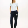 Flerfärgad joggingbyxa med Tommy-logotyp